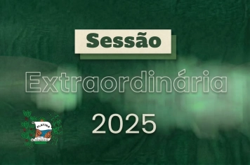 7.ª Sessão Extraordinária - 2025