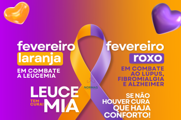 Fevereiro Roxo e Laranja