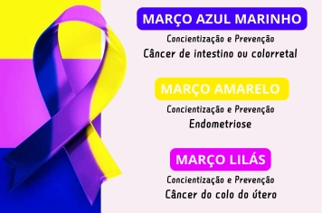 Março Lilás, Azul-Marinho e Amarelo