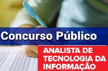 ABERTAS AS INSCRIÇÕES PARA O CONCURSO PÚBLICO Nº 1/2025 - ANALISTA DE TECNOLOGIA DA INFORMAÇÃO