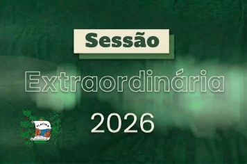 14ª Sessão Extraordinária - 2026