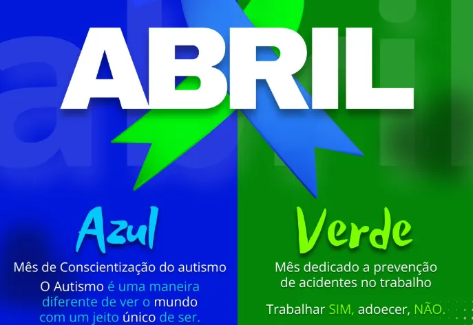 Abril Azul e Verde