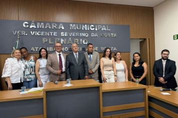 Foto - Posse dos Vereadores, Vice-Prefeito e Prefeito