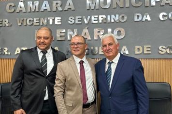 Foto - Posse dos Vereadores, Vice-Prefeito e Prefeito